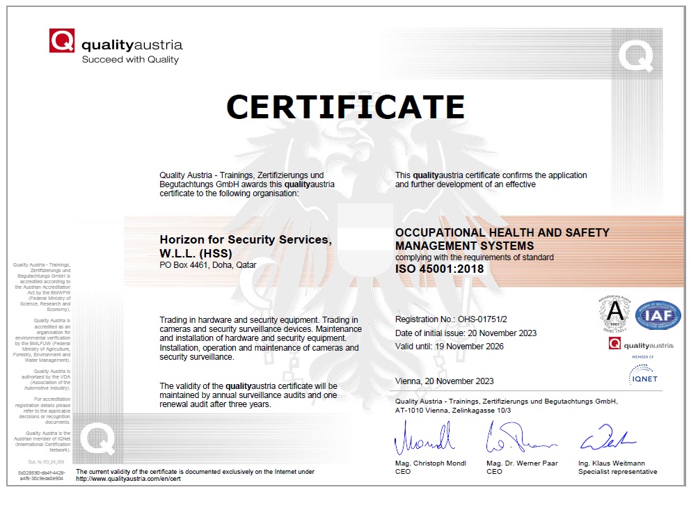 HSS ISO 45001