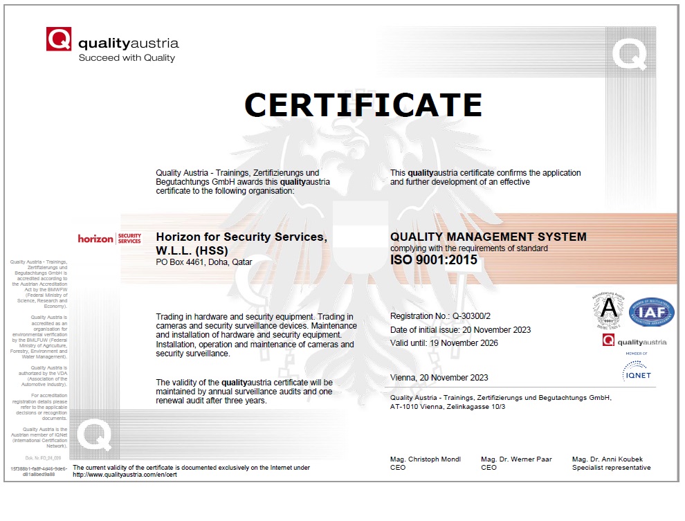 HSS ISO 9001